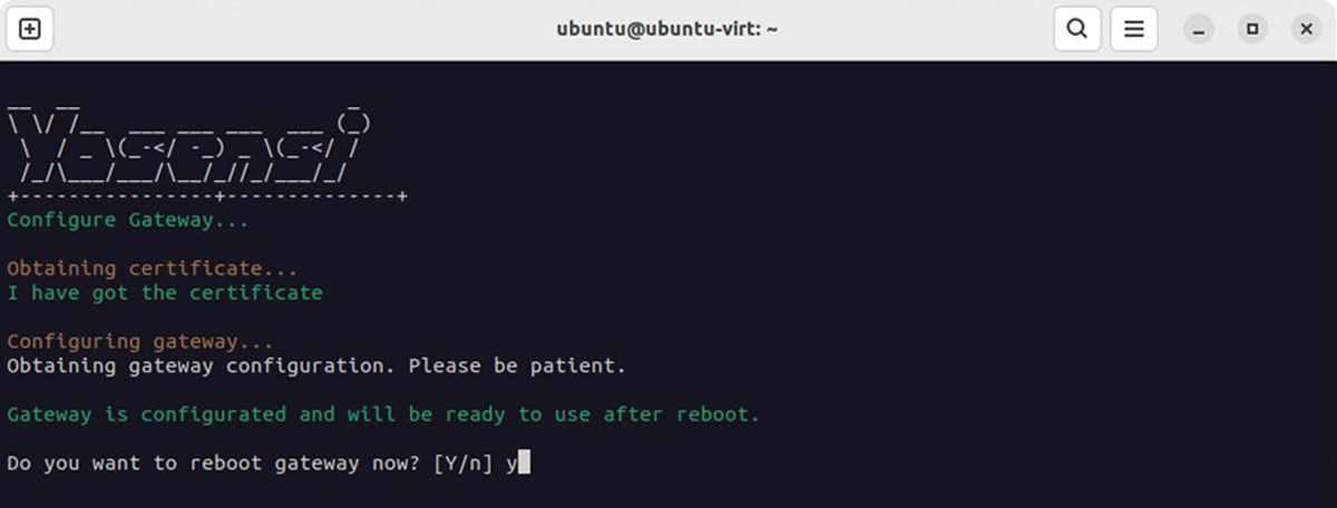 Gateway Configuration 18
