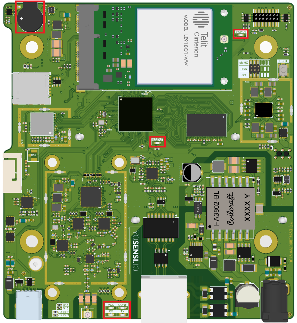 YO EverLink Pro PCB - Front View