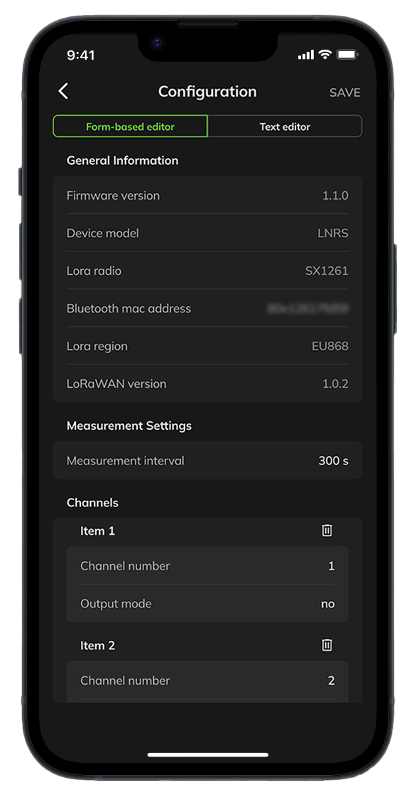 Device Configuration