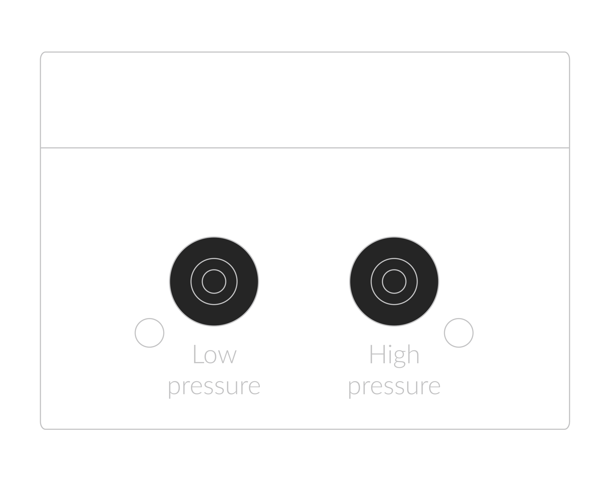 Connecting silicone tubing side view instructions
