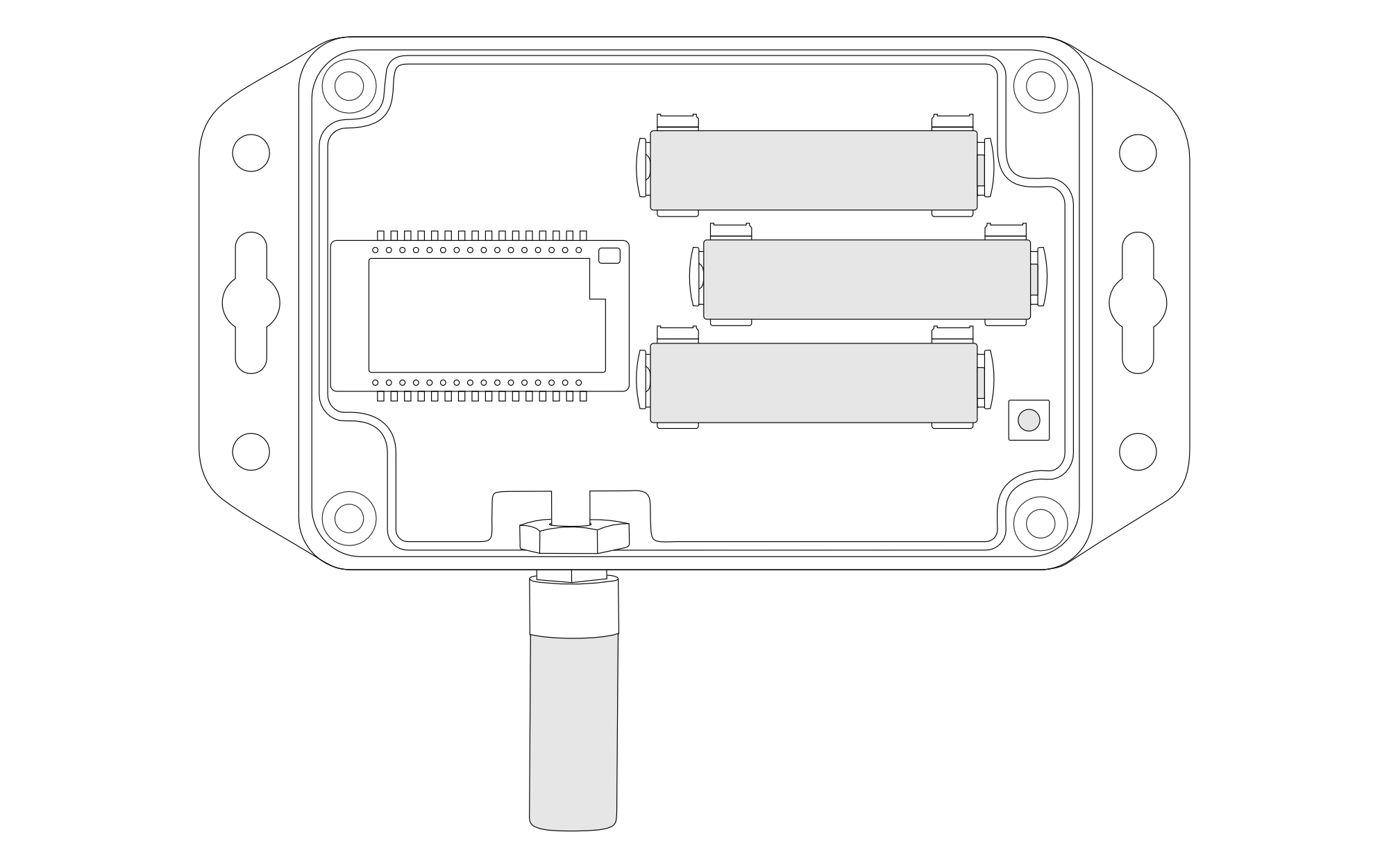 Battery placement instructions