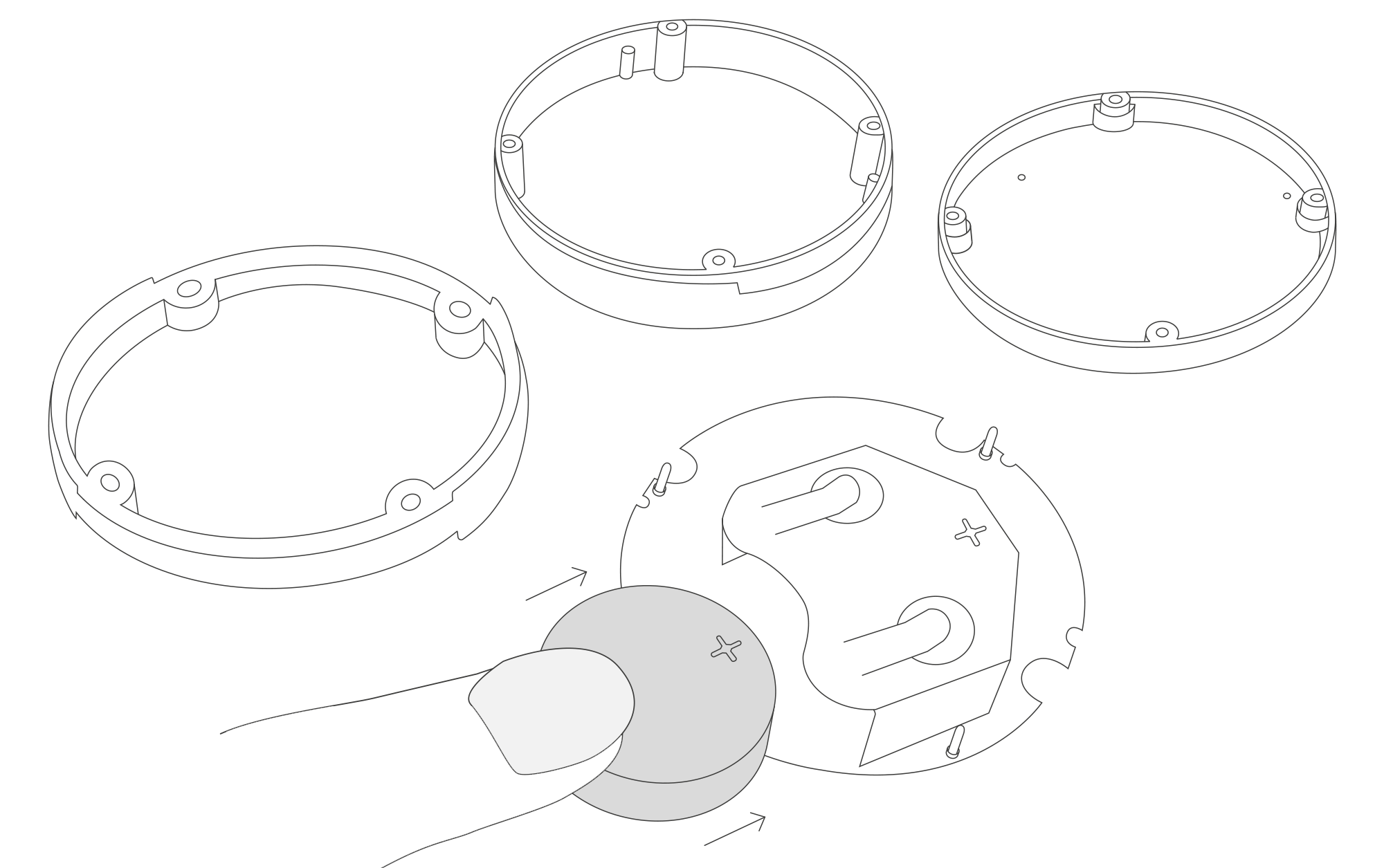 Device battery assembling instructions