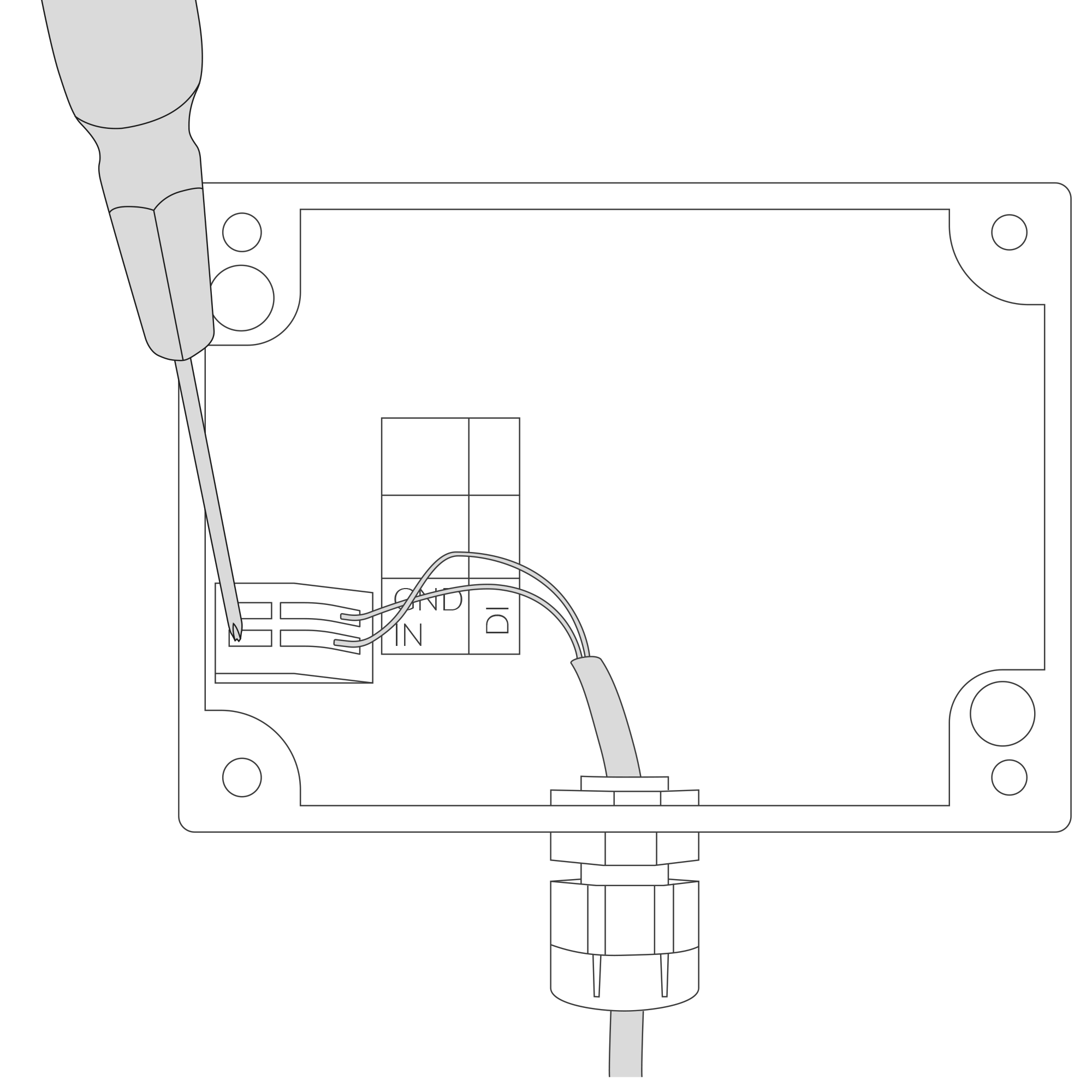 Connecting input cable instructions