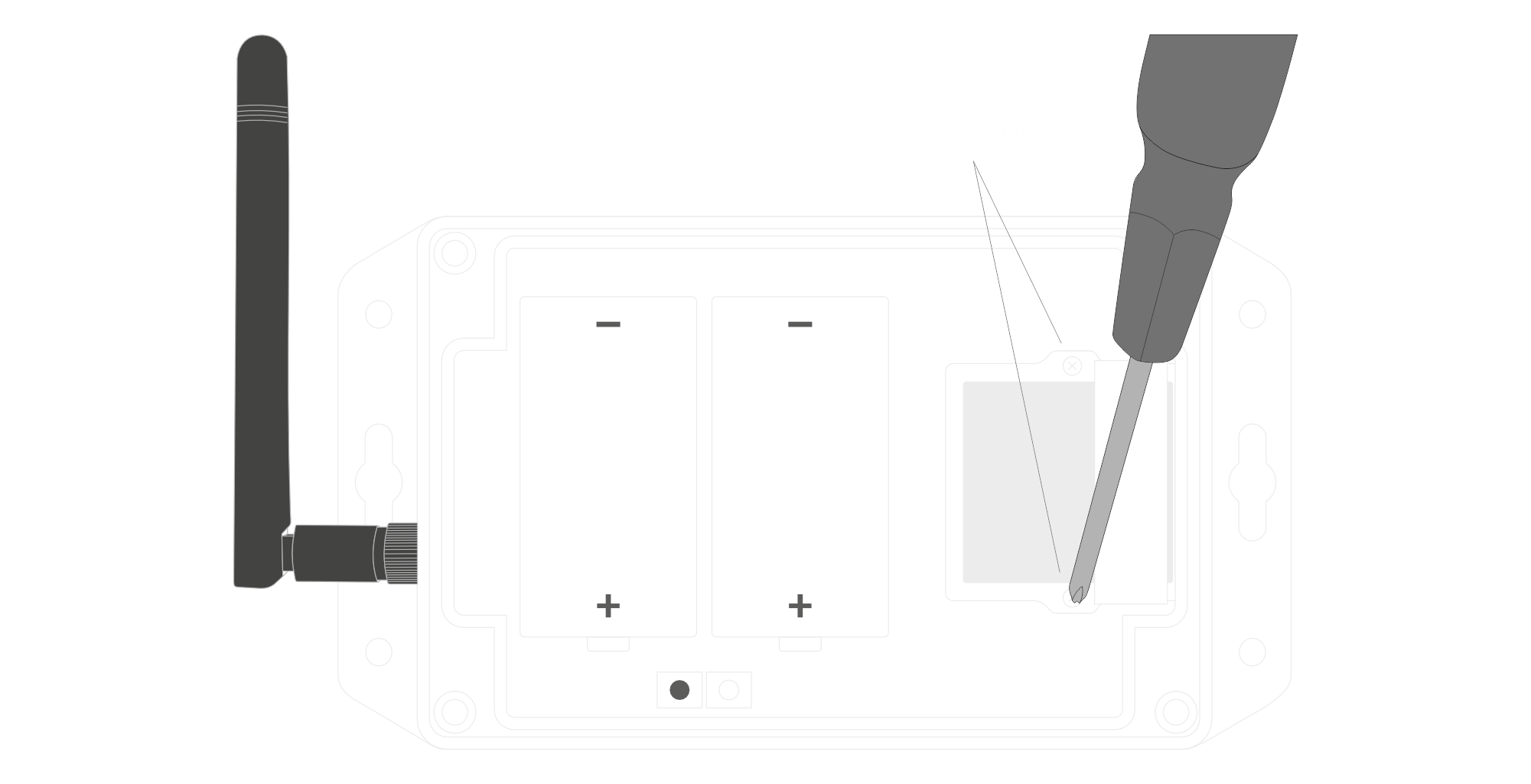 Remove the arm holding the PM Sensor