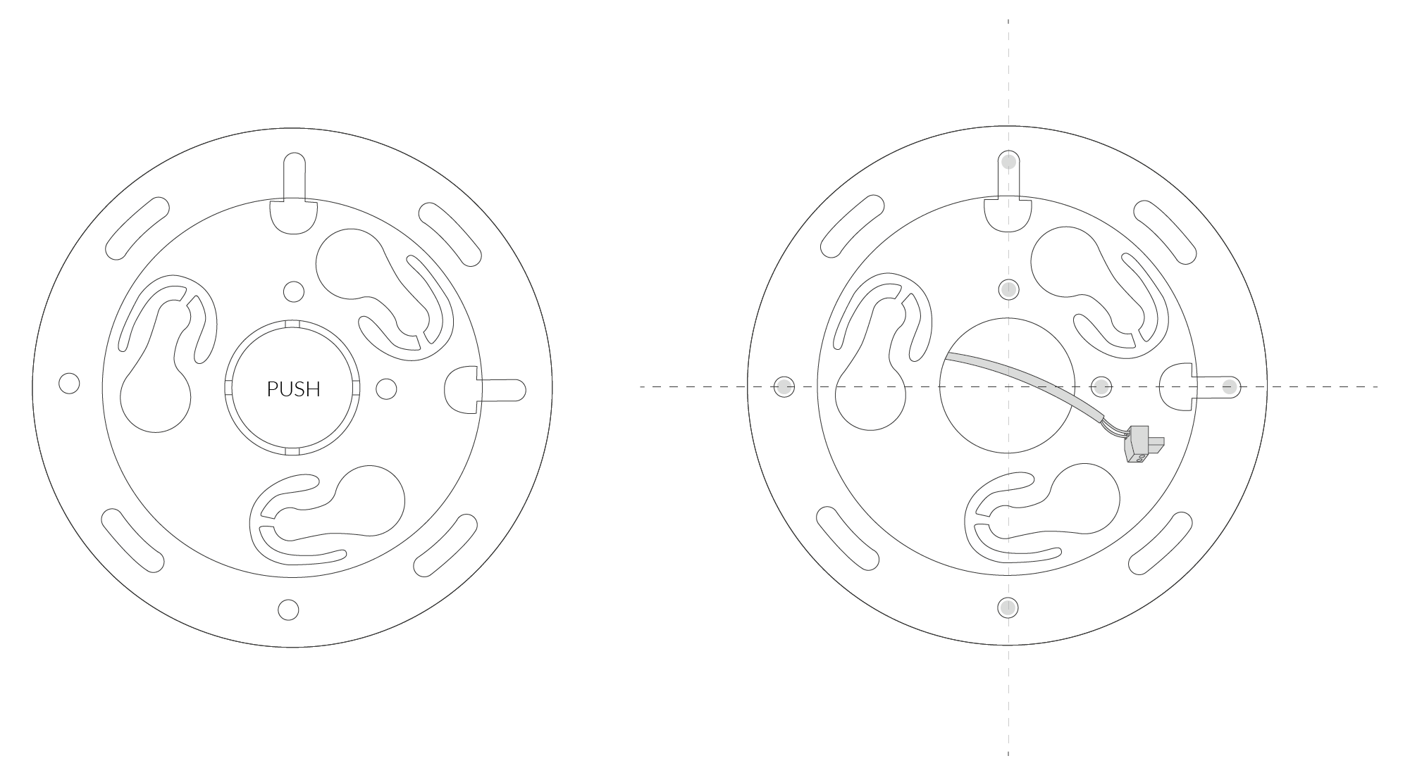 Install the wall-mount bracket onto the device