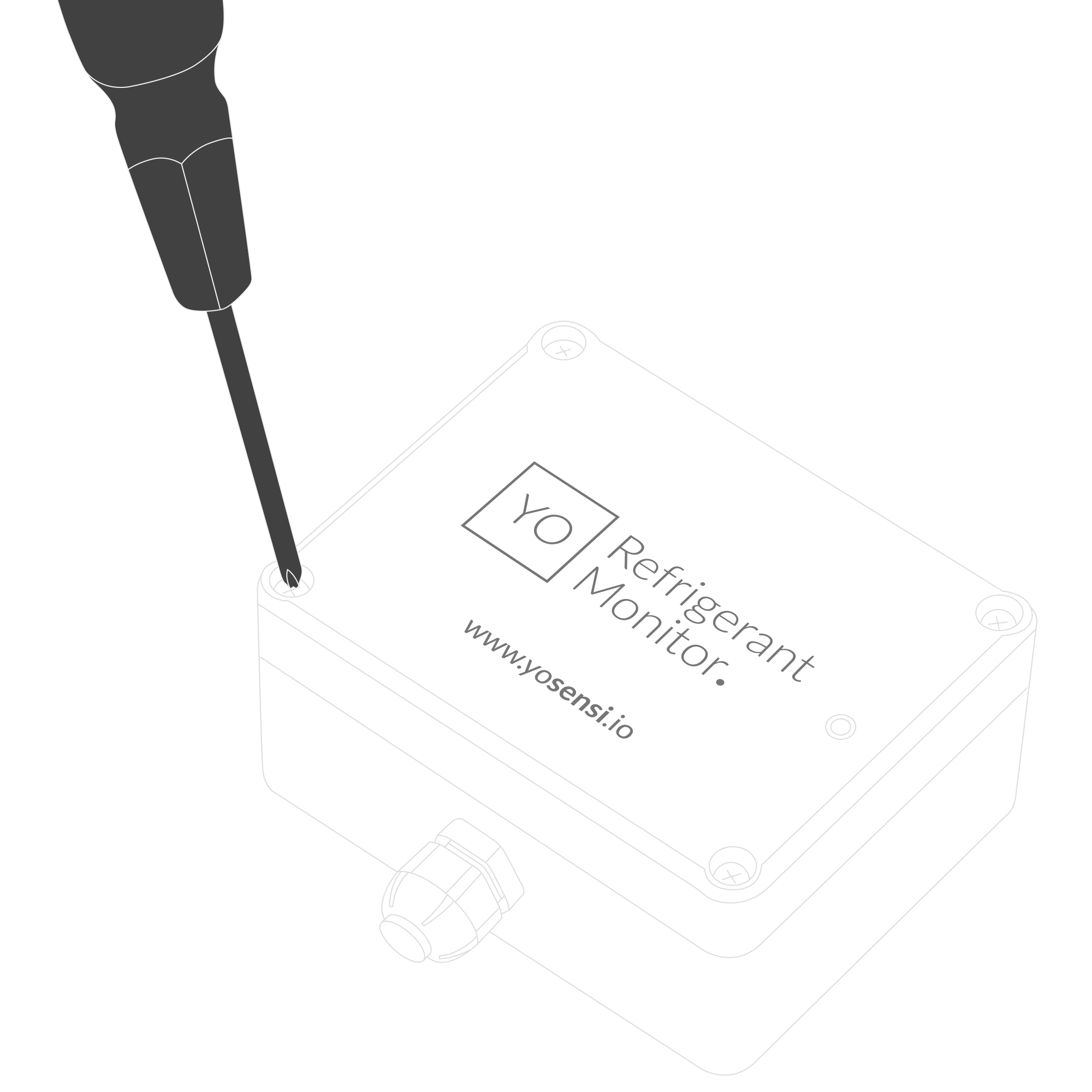 Device opening instructions
