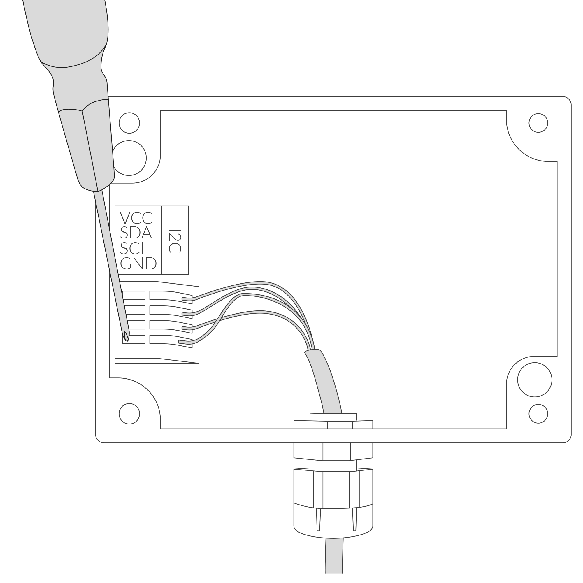 Connecting input cable