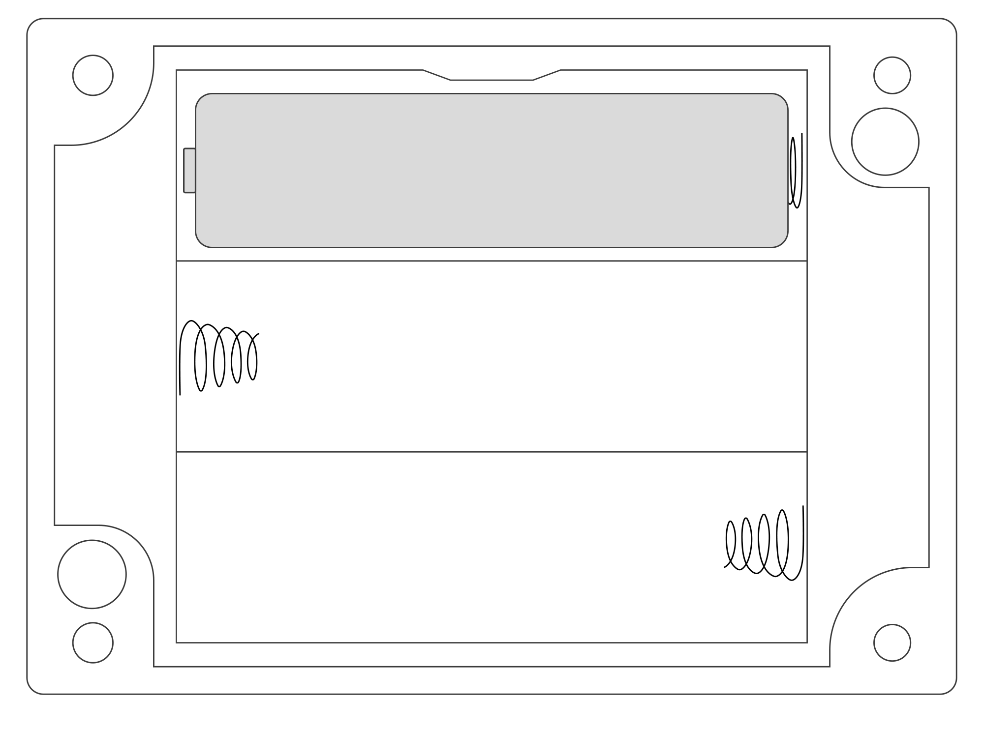 Battery placement instructions