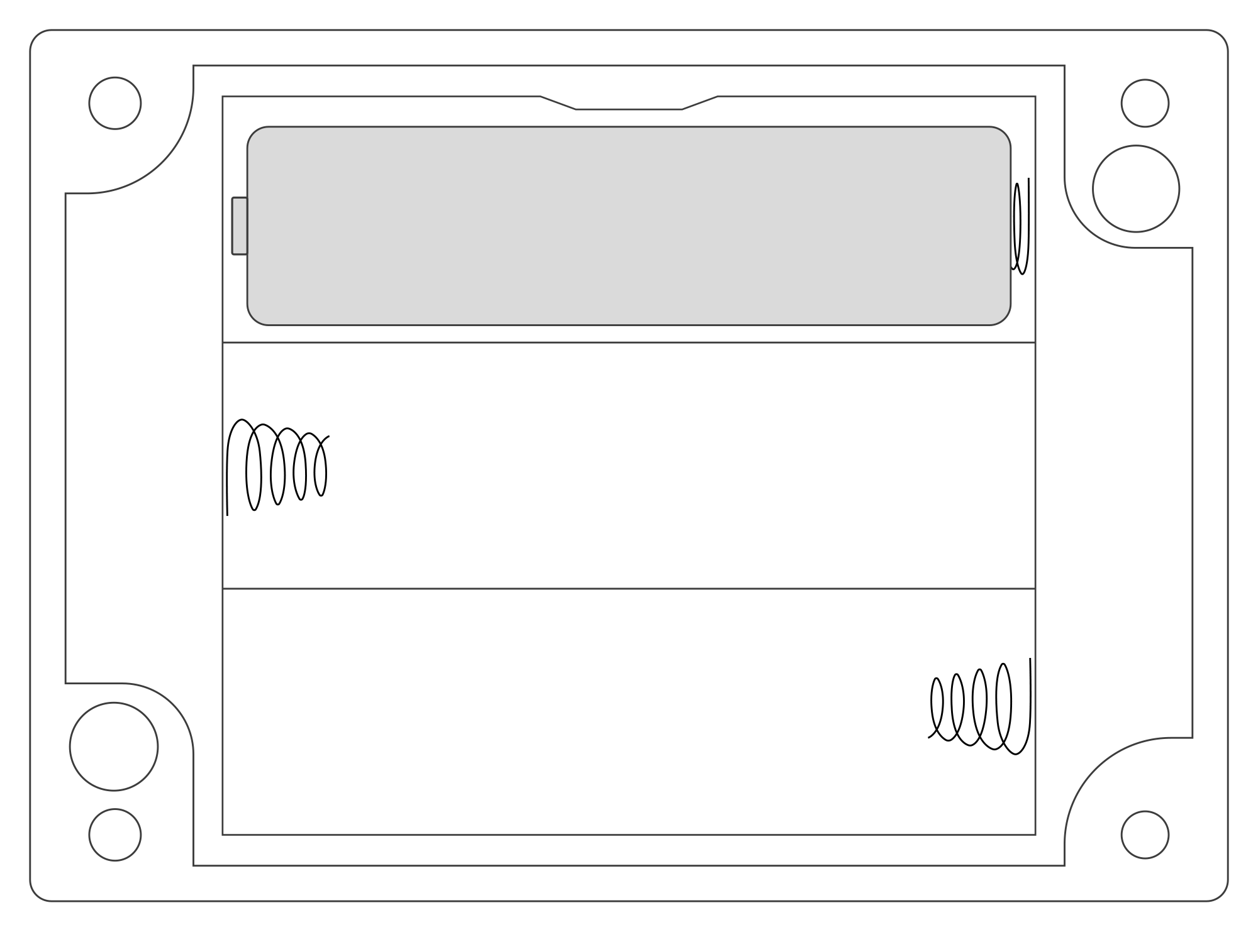 Battery placement instructions